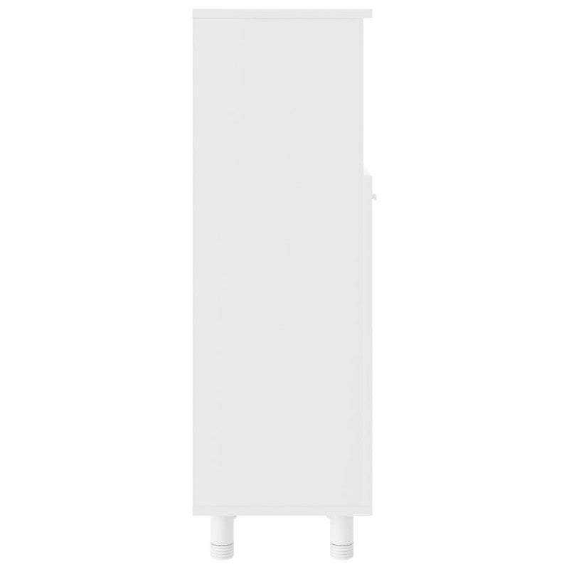 Armoire de salle de bain Blanc 30x30x95 cm Bois d ingénierie - 6