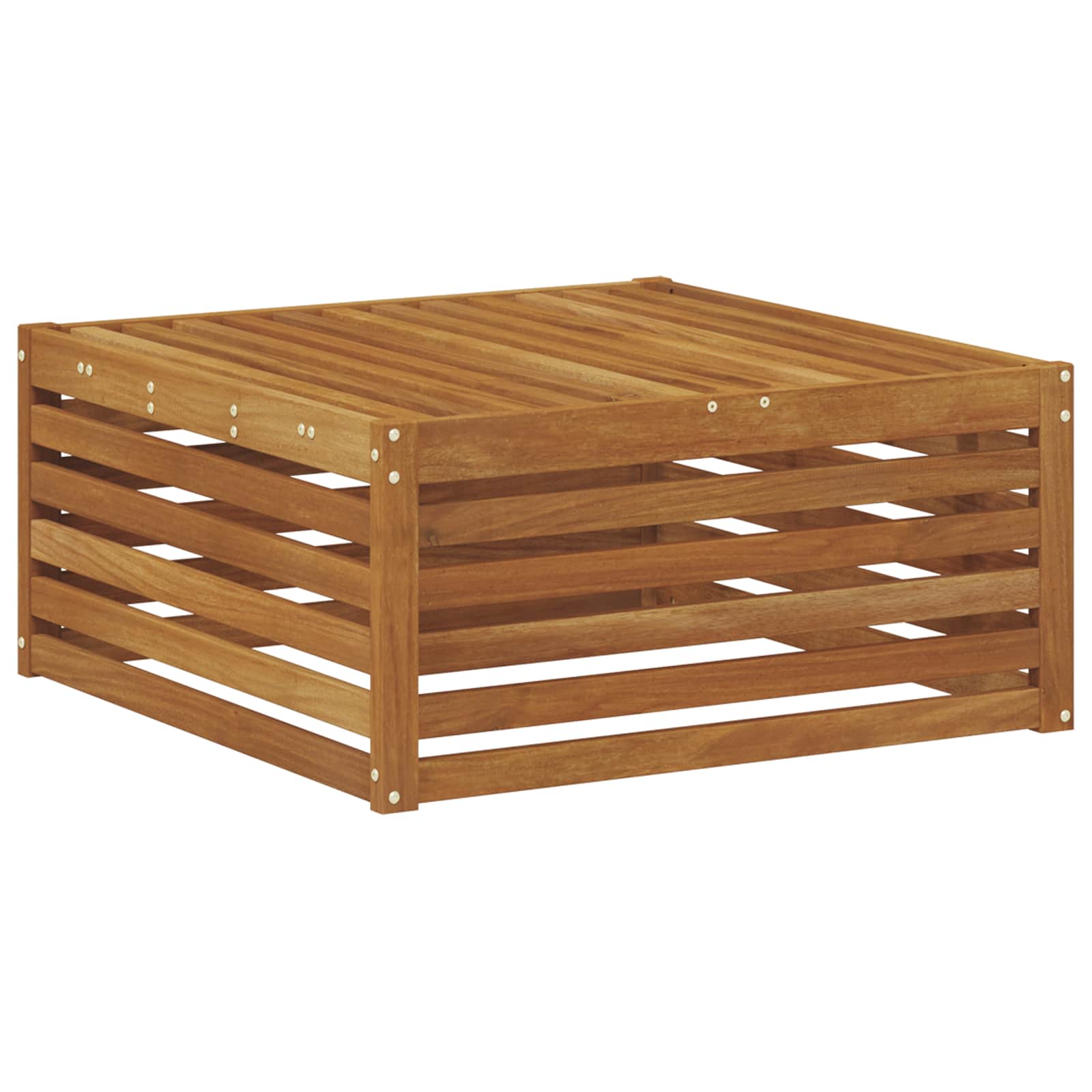 Ensemble de canapés d'extérieur 7 pc naturel et beige - 4