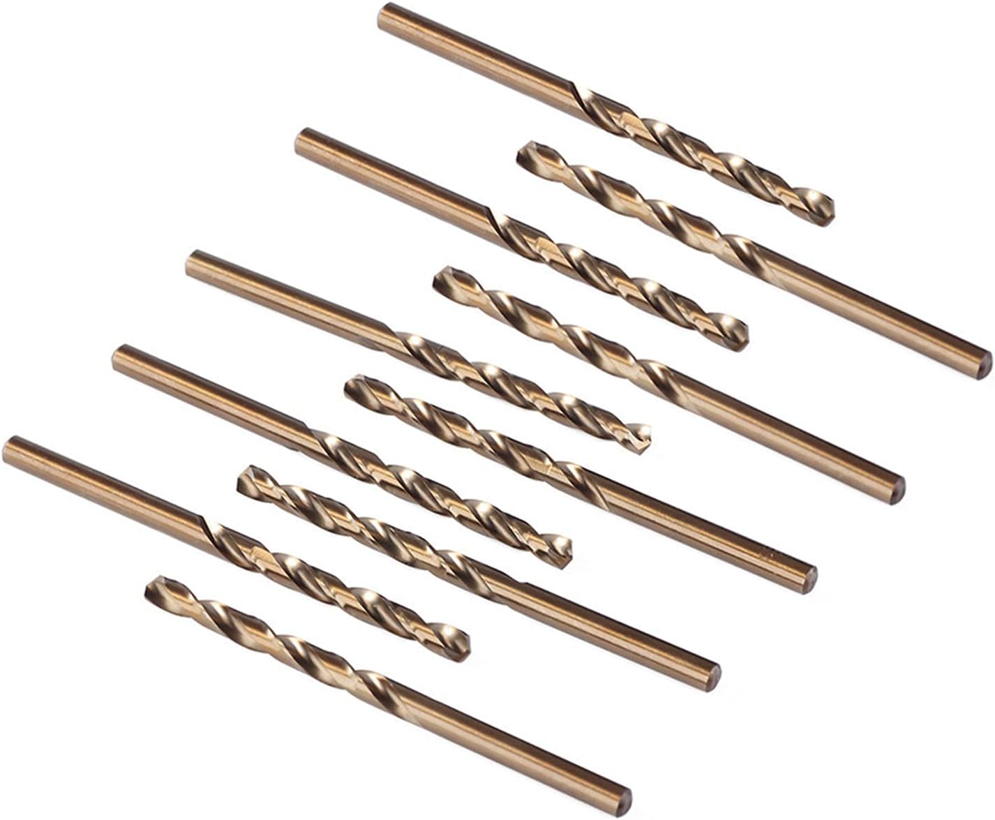 Zestaw 10 wierteł krętych do stali i metalu Ø 0,8 mm