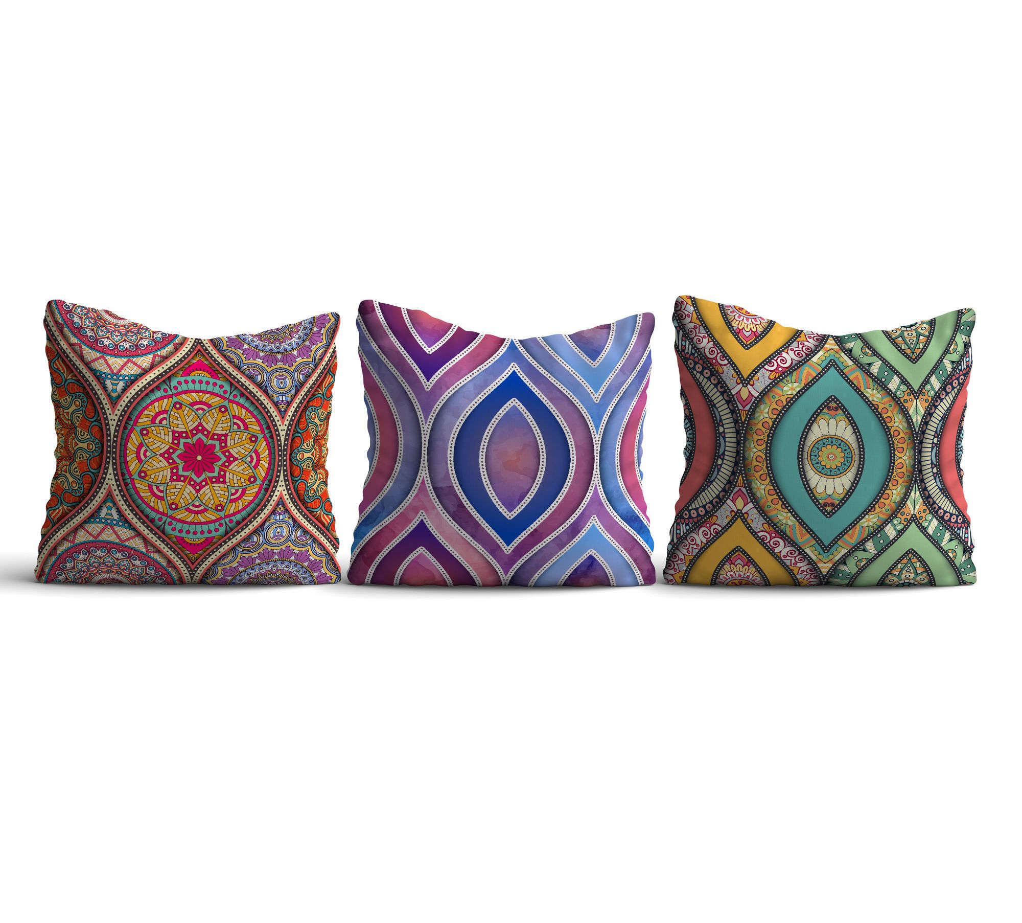 Lot de 3 coussins pour salon de jardin ibiza anthracite