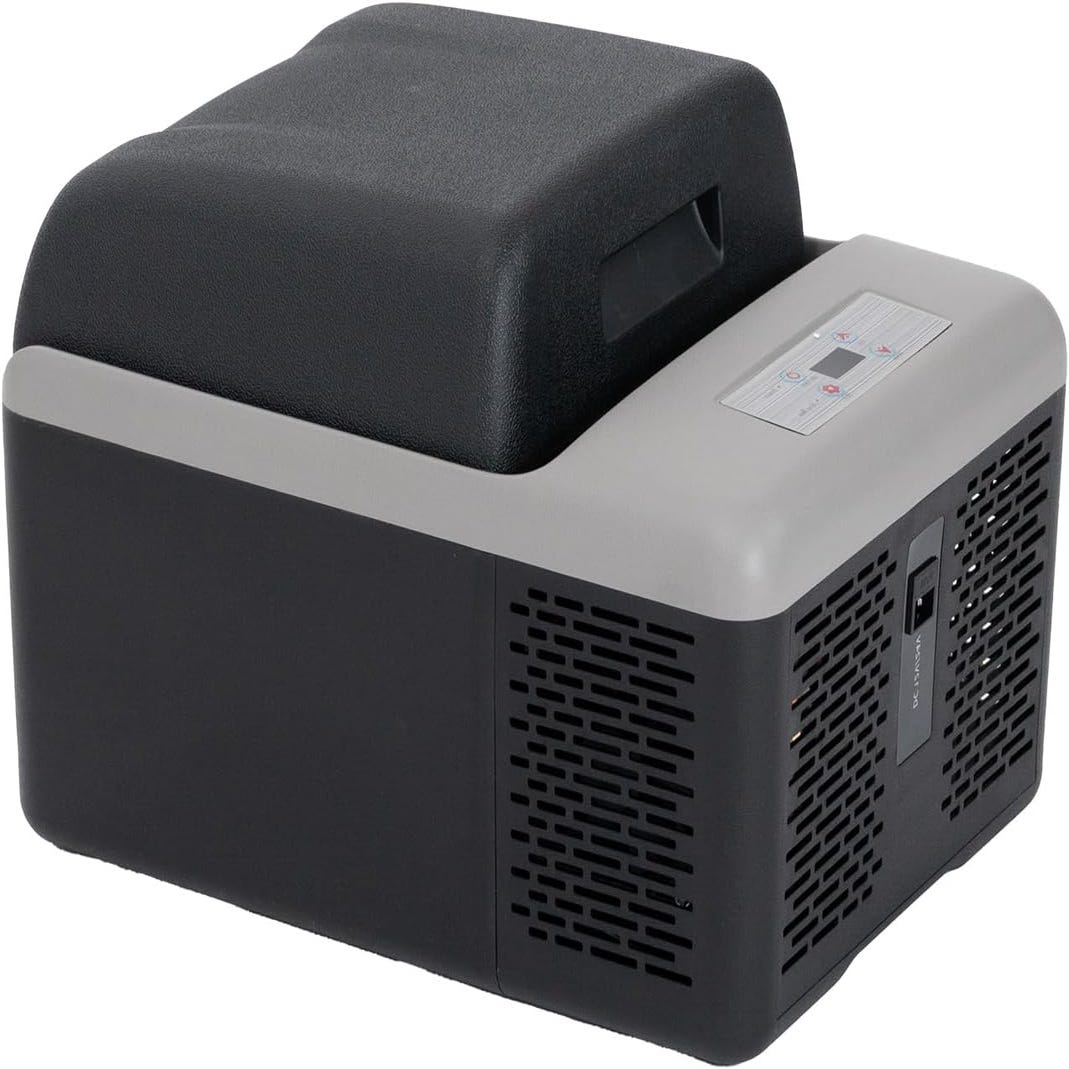 Glacière électrique 20L Voiture - Réfrigérateur/congélateur 12/24V, -20°C à 20°C, Pour Camping, Voyage