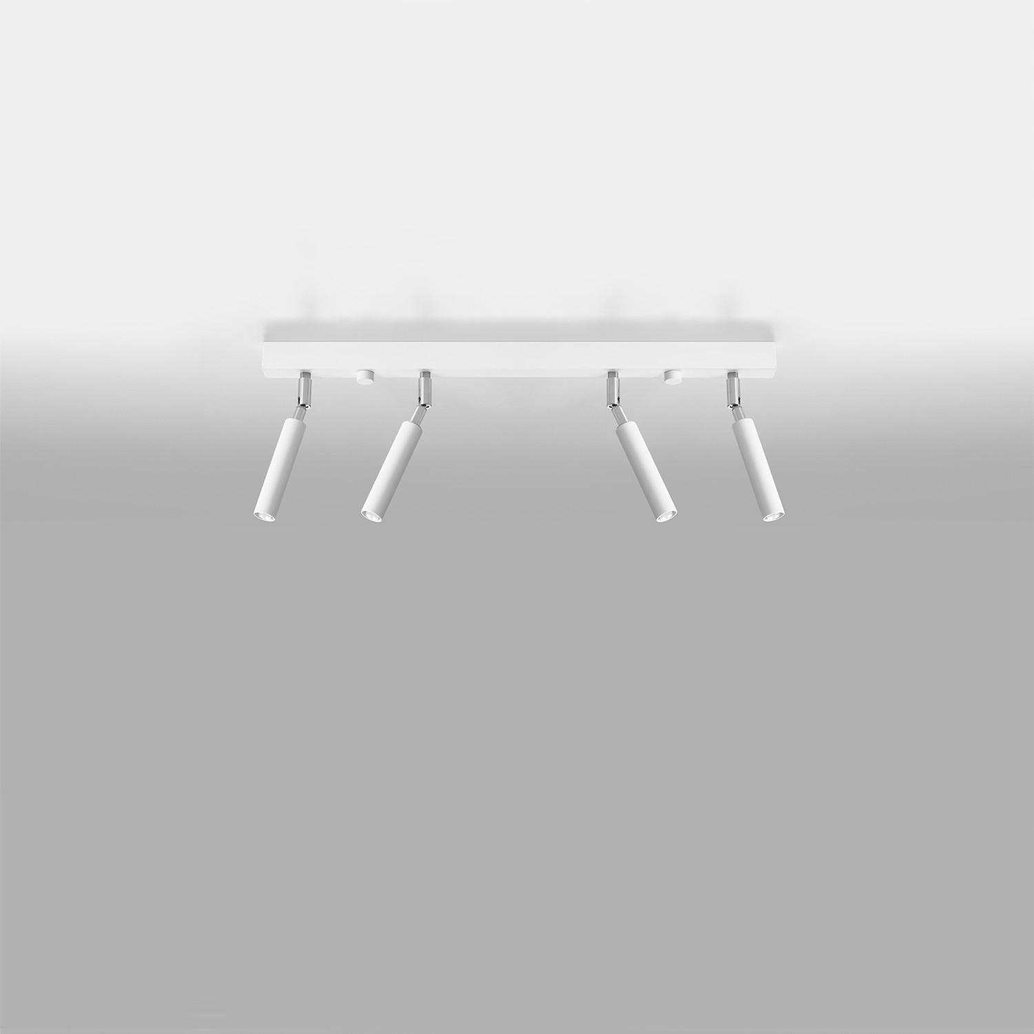 Reflektor sufitowy spot natynkowy Eyetech listwa biały chromowany 4xG9x12W wym: 60 x 3 cm metal Sollux Lighting