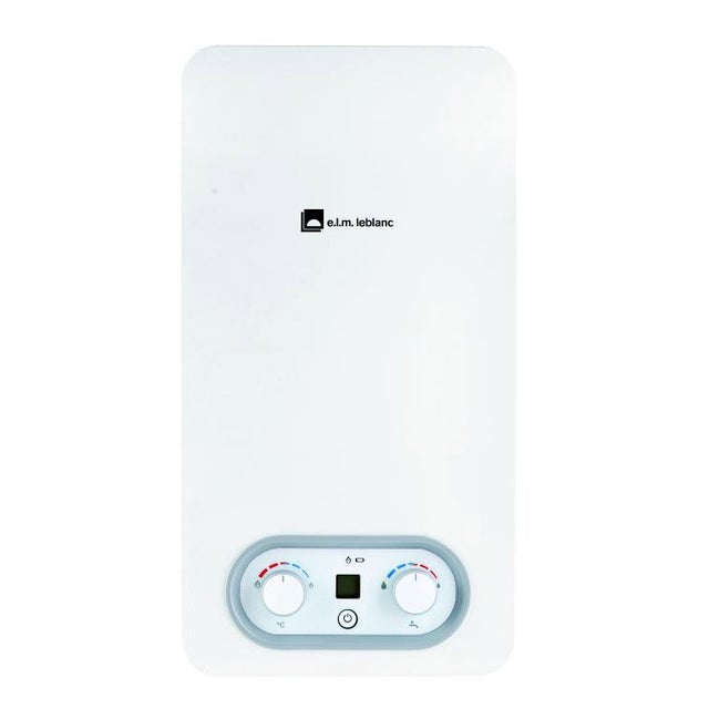Chauffe-eau gaz instantané, ELM LEBLANC, Ondea Hydropower, 10 l/min GAZ NATUREL ( de ville ) bas nox