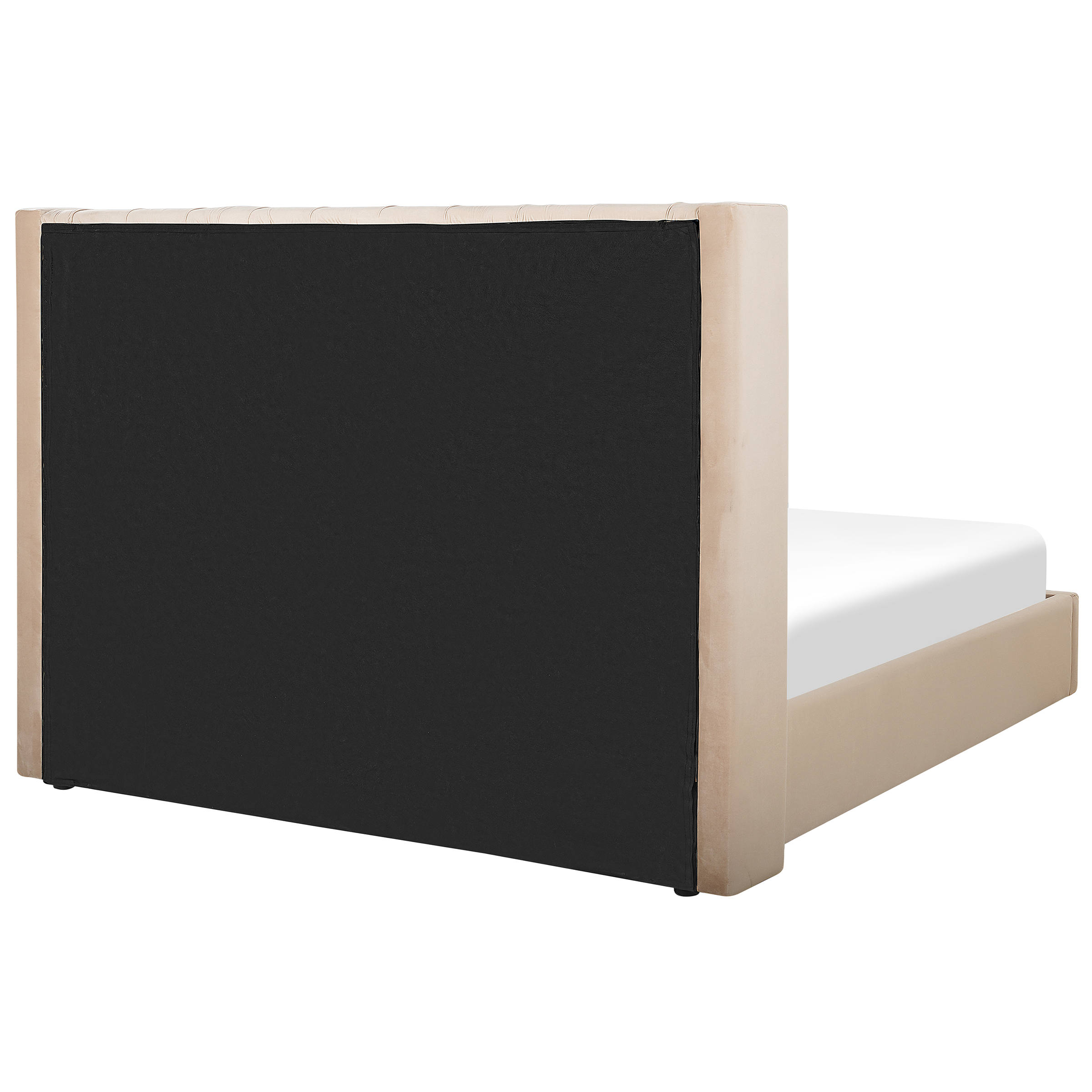 Letto contenitore Velluto LUBBON 180 x 200 cm Beige - 7