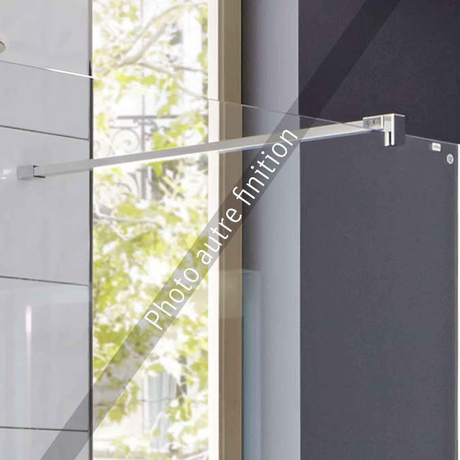 Paroi de douche walkinSHOWER largeur 150 cm hauteur 200 cm profilé