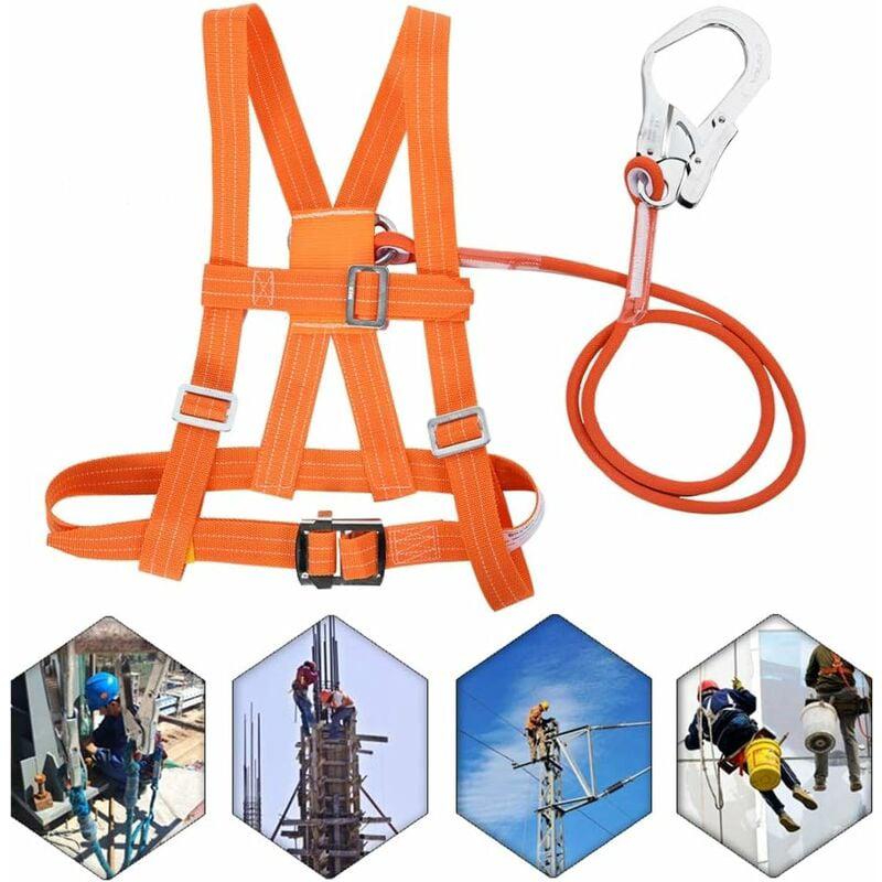 Kits de harnais de sécurité, harnais de sécurité antichute harnais pleine hauteur harnais de protection contre les chutes travail aérien protection - 3