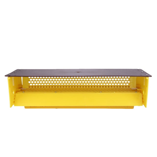 Coletor de pólen de entrada para colmeia – amarelo – para colmeia e manutenção dos quadros