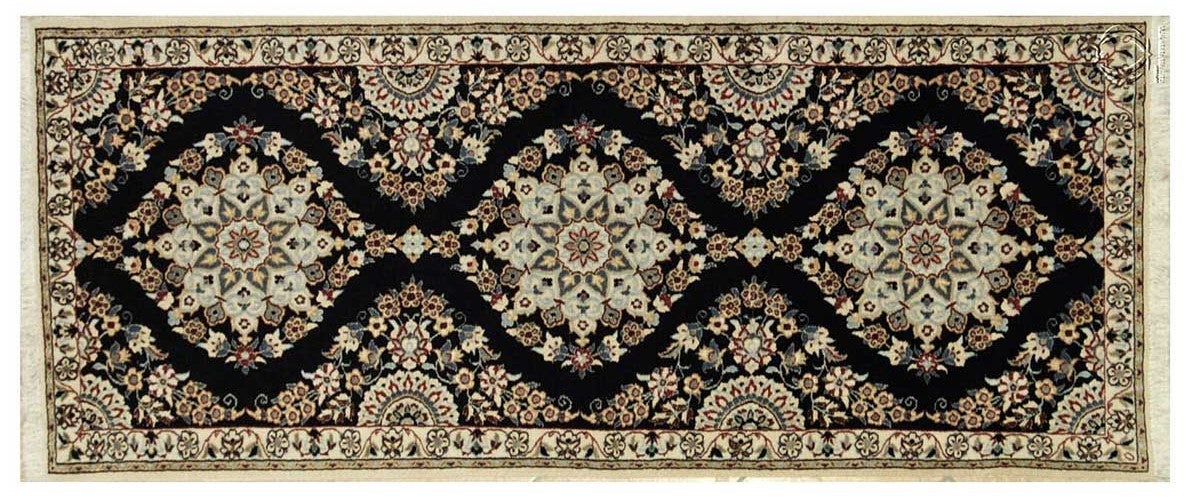 Oryginalny ręcznie robiony orientalny dywan, wymiary: 155x65 cm z certyfikatem autentyczności