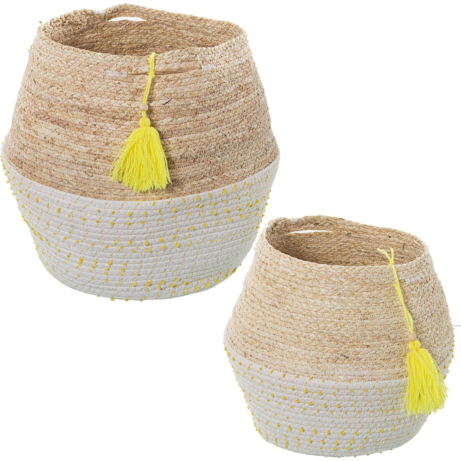 Panier à Linge en Osier Tressé
