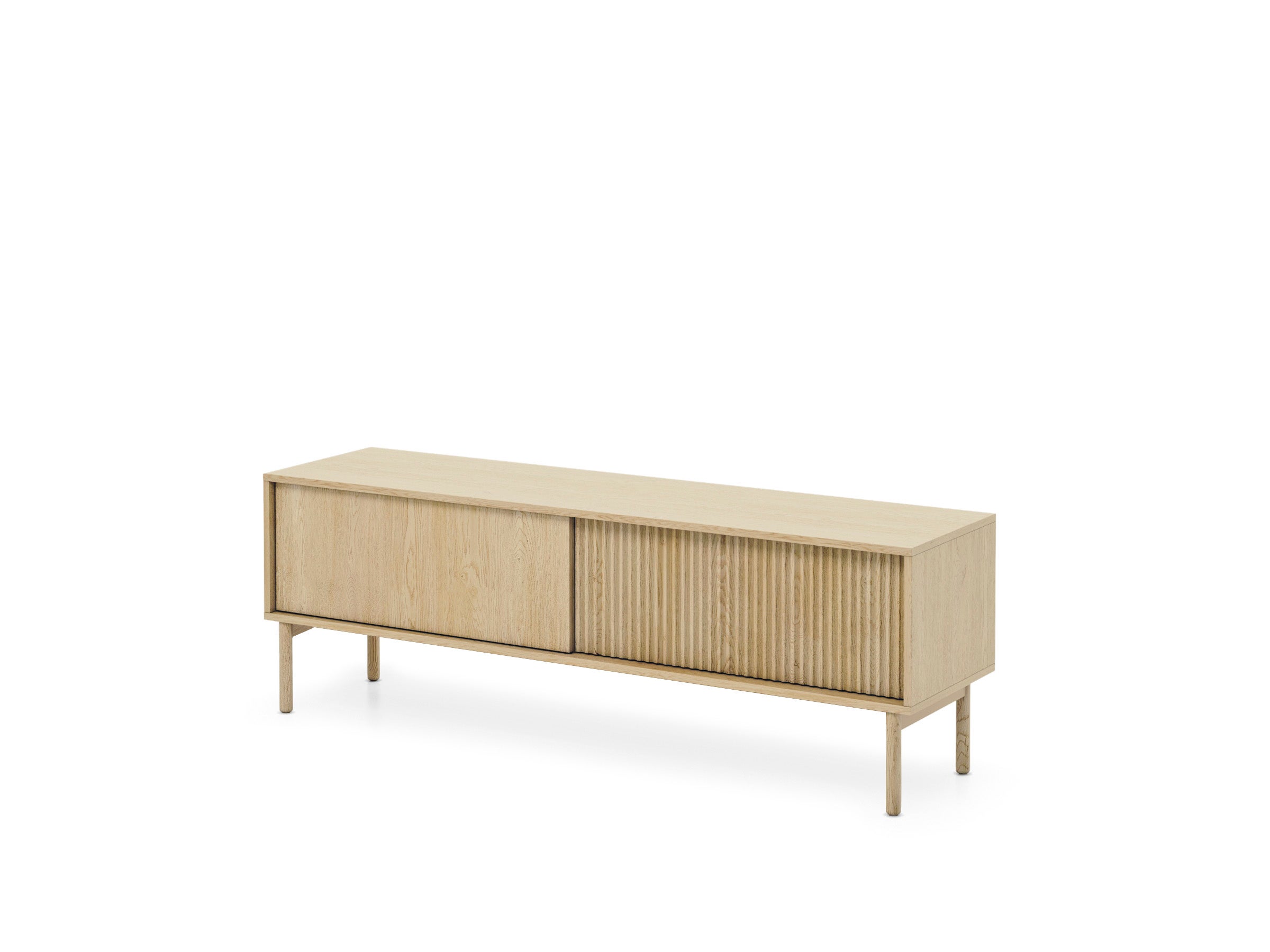 Szafka RTV, dąb Cremona, 153,5 x 51,8 x 39,5 cm