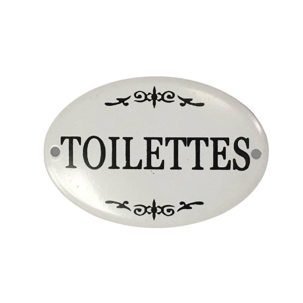 Plaque de porte modèle ovale en porcelaine, les 3 - Décoration