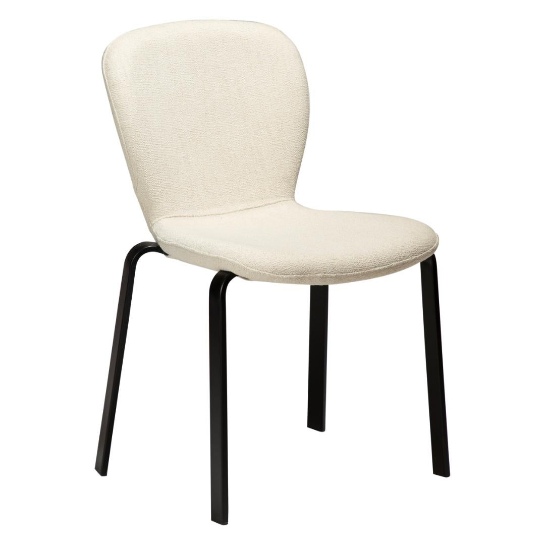 Heap Dan-Form krzesło stołowe bouclé beżowy.