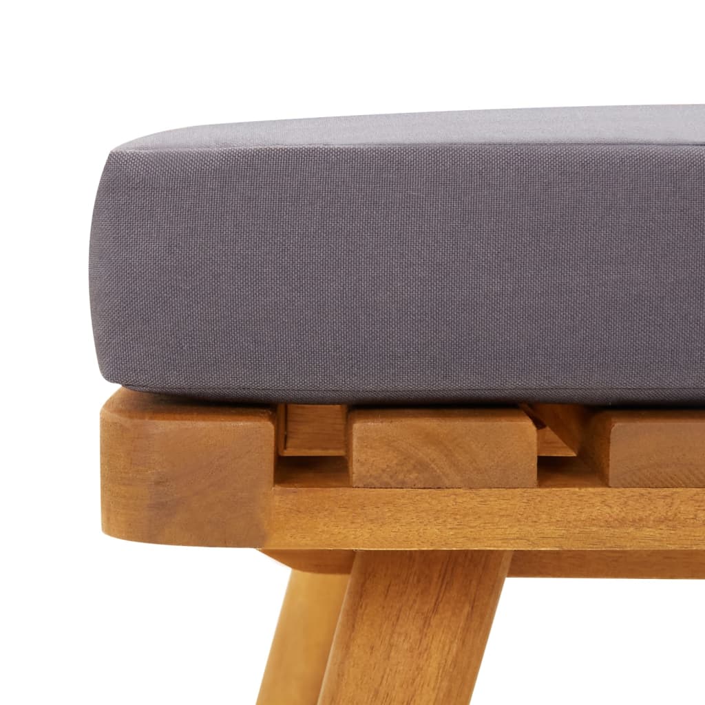 Maison Exclusive - Salon de jardin 3 pcs avec coussins Bois d'acacia massif - 6