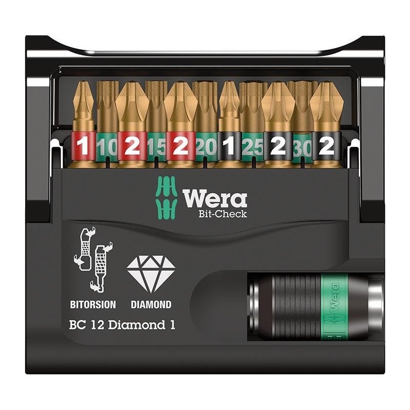 Zestaw bitów wkrętakowych Wera Bit-Check 12 Diamond 1 – 12 sztuk (05057421001)