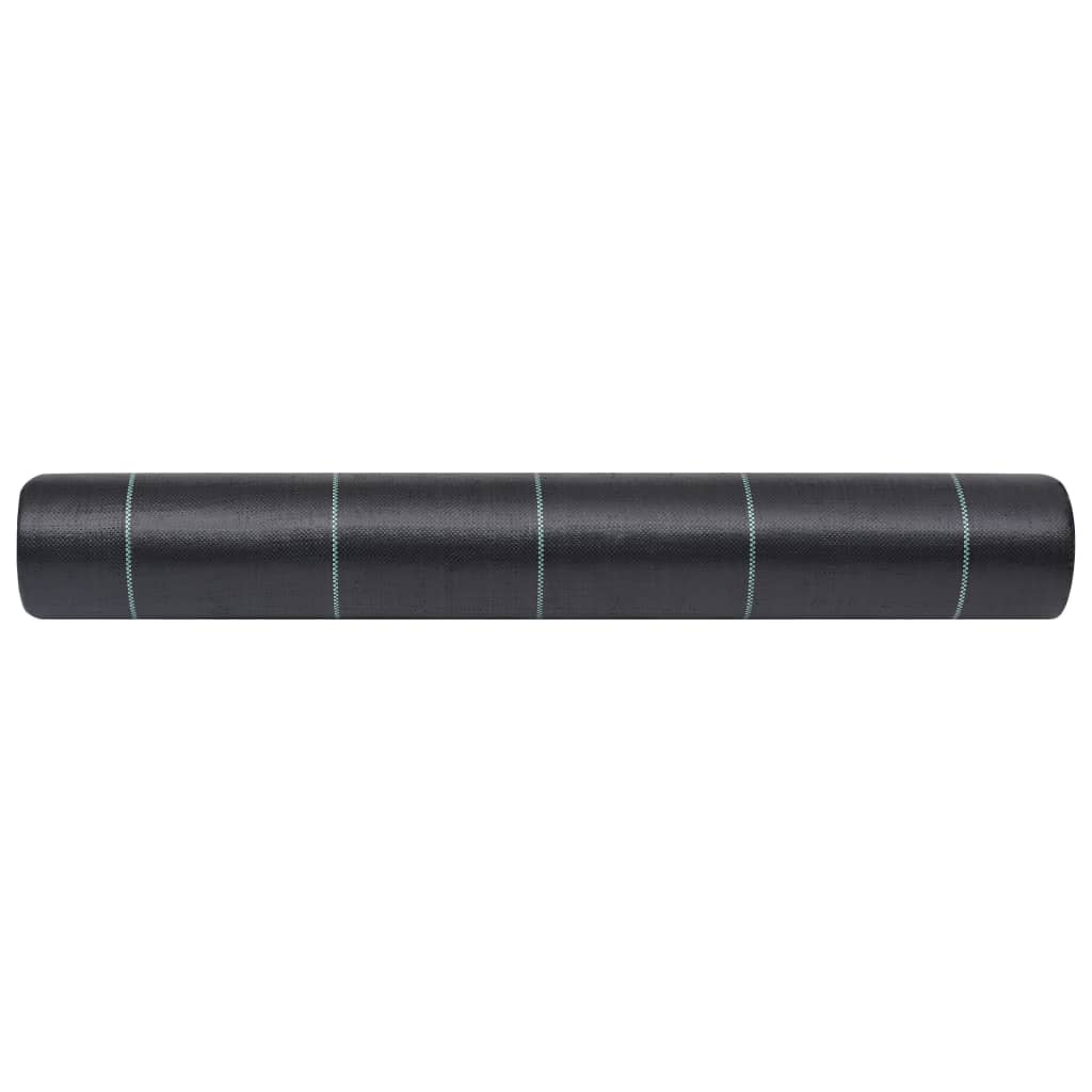 Tapis anti-mauvaises herbes et anti-racines en PP noir 2x5m - COMFORTXL - 4