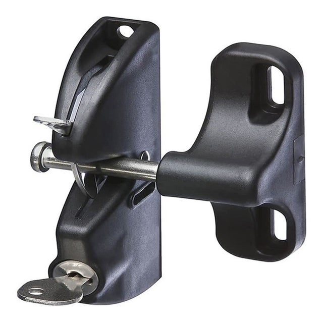 Loquet de portail à verrouillage automatique, robuste, pour clôtures en bois, vinyle, métal (jardin, piscine)