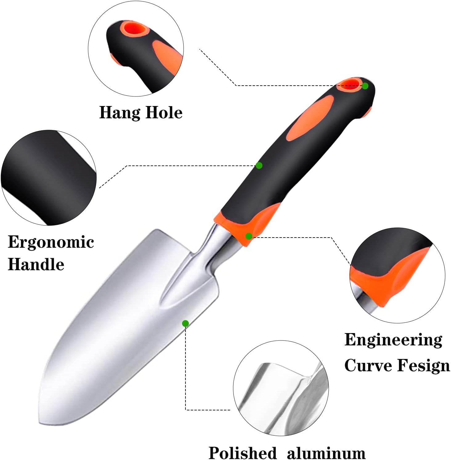 Pałac ogrodowy z aluminium z impugnatura ergonomia z gumy anty-scivolo - 3