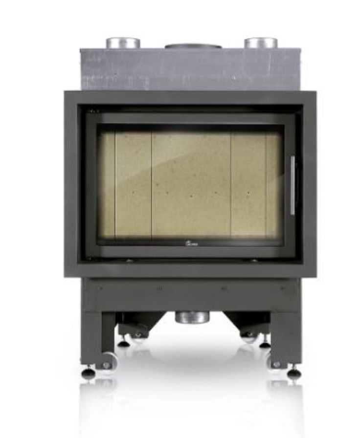 Lacunza  Bricosol, Monobloque De Leña Modelo Inca 80 Vermiculita ( Con Turbina ) , Leroy Merlin