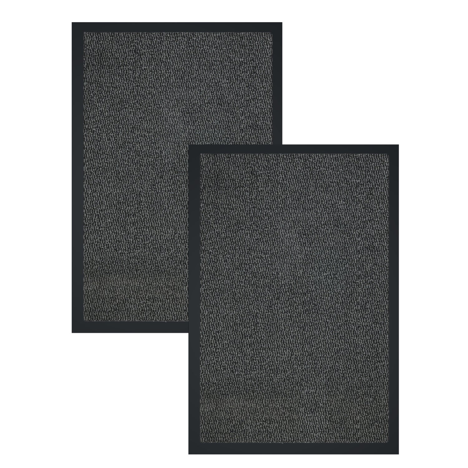 Wycieraczka pod drzwi Bruno 40x60 cm szary zestaw 2 szt