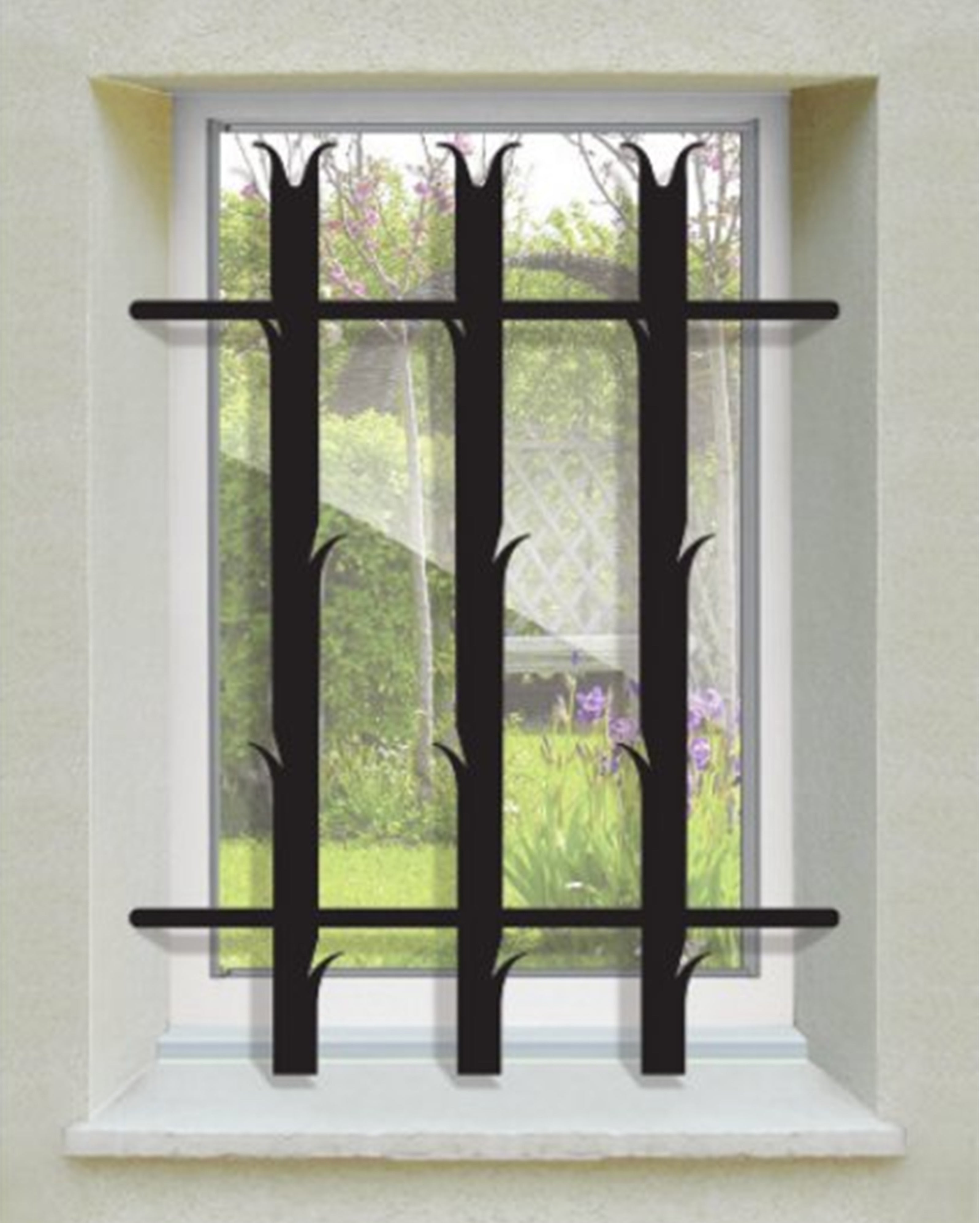 Grille De Defense Arcade Pour Fenetre H 65 Cm X L 120 Cm (côte