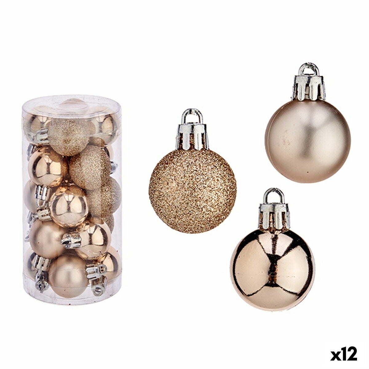 Boules De Noël Transparentes à Remplir - Lot De Décoration En Plastique - Diamètre 10 à 16 Cm - Pour Sapin Ou Déco De Table - 10