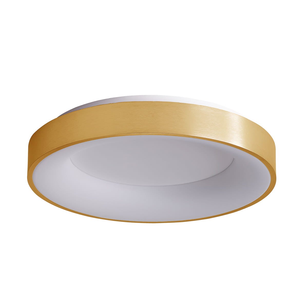 Plafon okrągły GIULIA LED 50W Ciepła biel 2750lm złoto-biały wym:12x60x60cm IP20 Italux