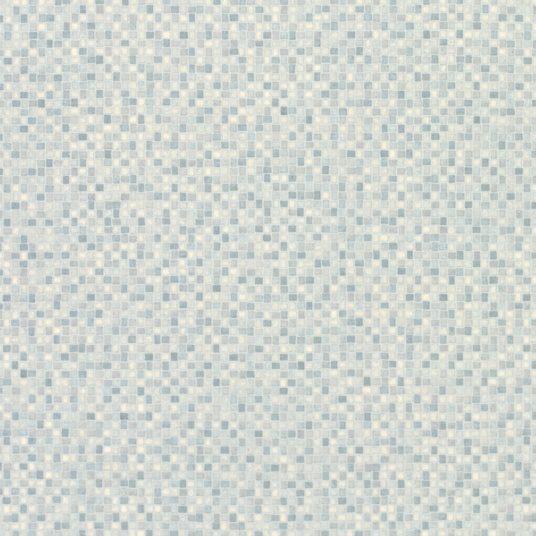 Pavimento vinílico - pequeños mosaicos plateados - azul - rollo 2m x 22m