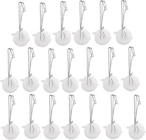 Haofy Set 6 Ganci Di Supporto Per Pomodori Con Corda 15m - Kit Per Serra Con Filo Zincato E Corda PP