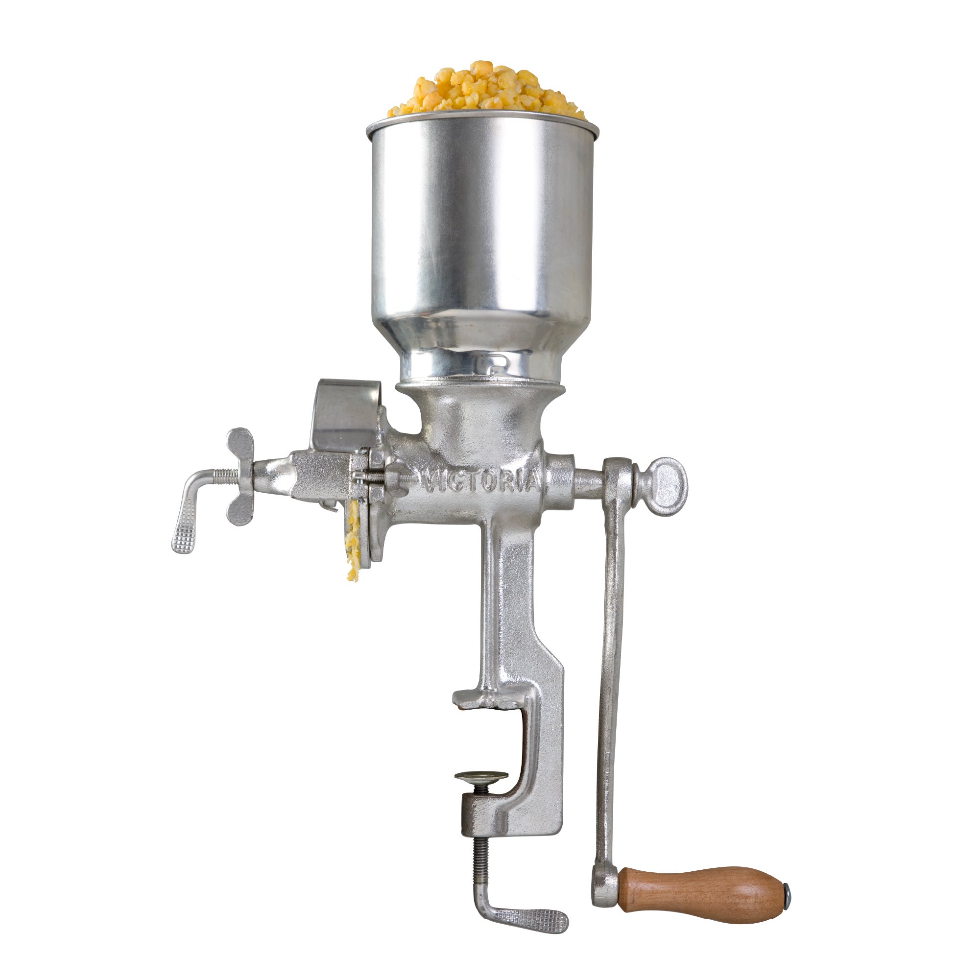 Moulin à Céréales Manuel En Acier Inoxydable - Capacité 4L, Pour Maïs, Blé, Soja - 10