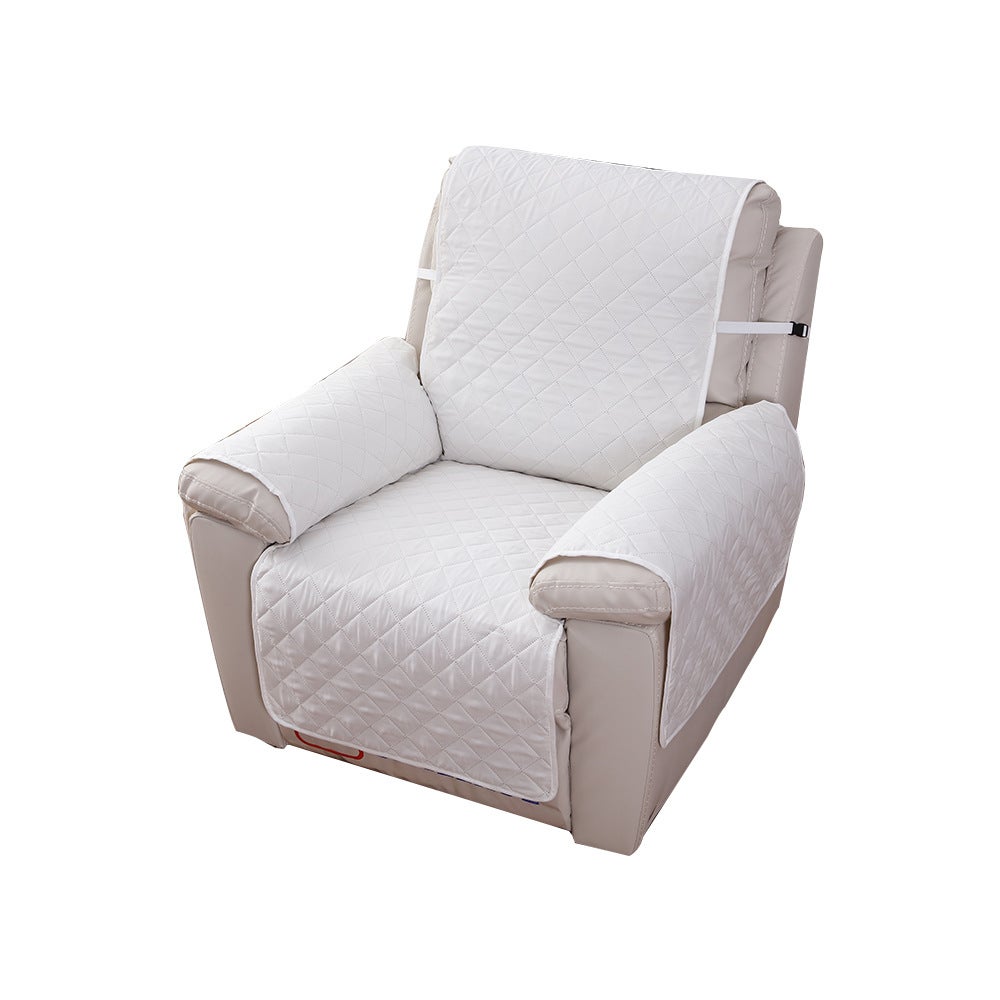 Housse Fauteuil Relax 1 Place Imperméable Beige - Antidérapante Avec Poches - CYCMACO - Lavable