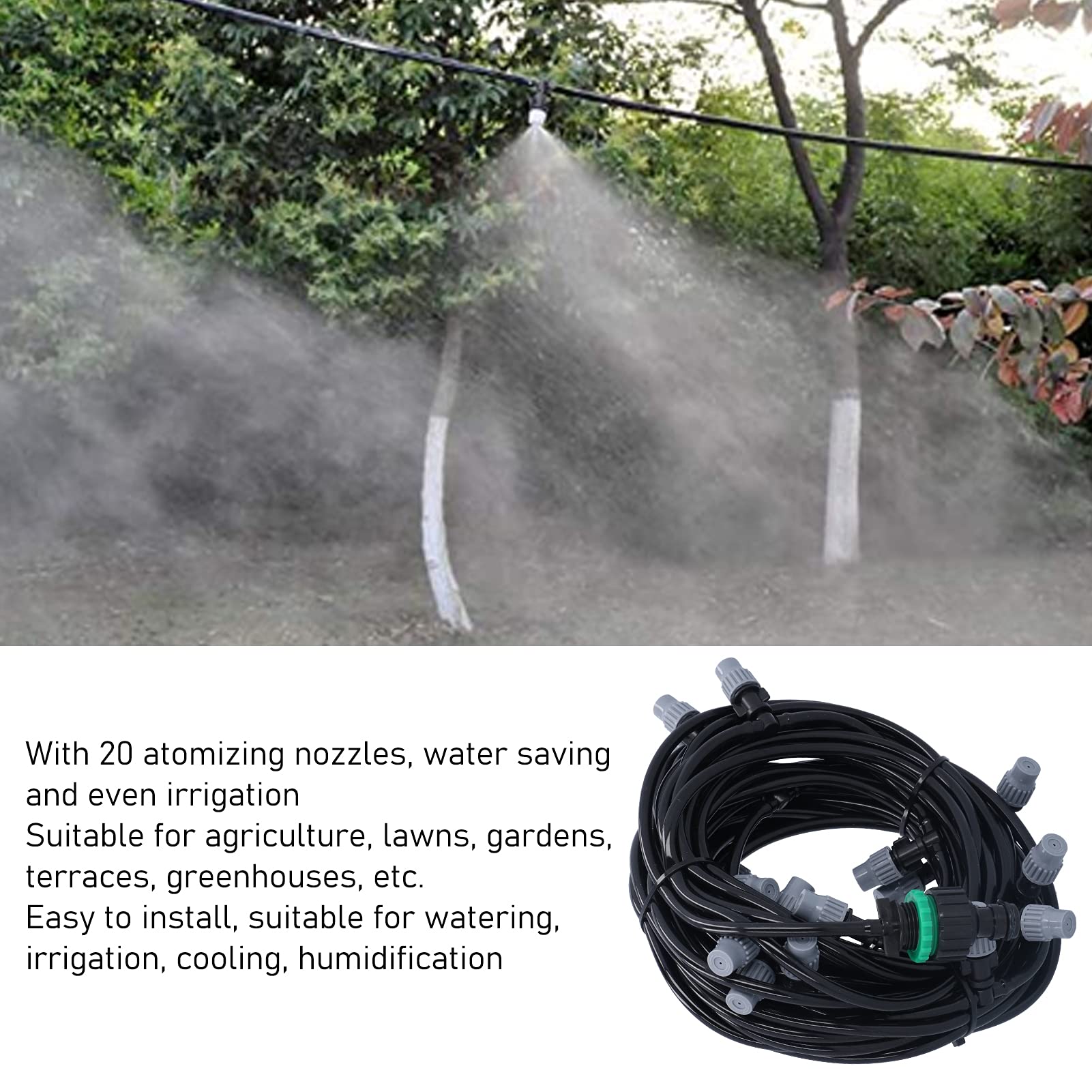 Tubo Da Giardino Estensibile Da 15 M, Tubo Da Giardino Telescopico Con Ugello Multifunzione, Set Di Tubi Flessibili Per Irrigazione | Leroy Merlin - Foto 5