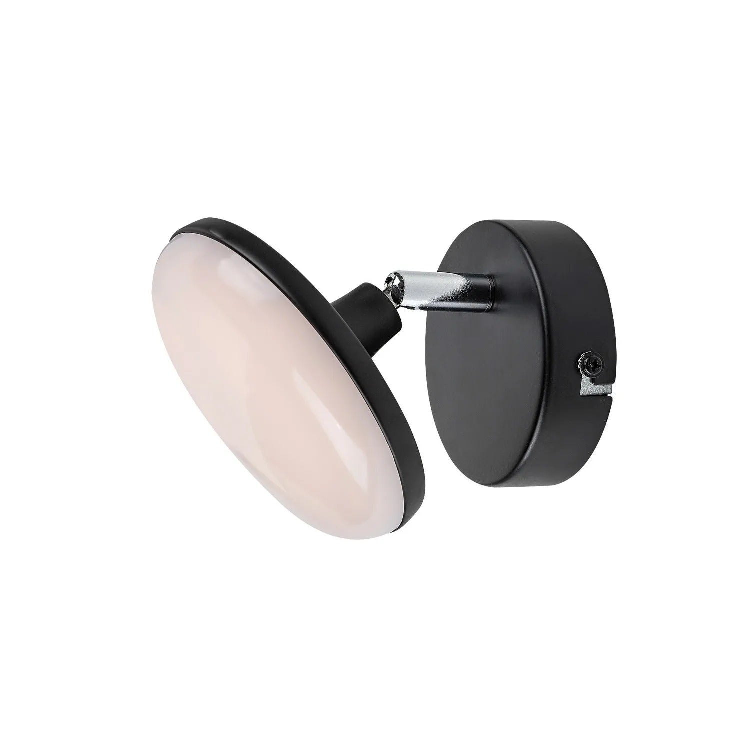 Kinkiet LED MADI czarny matowy-biały 4W Ciepła biel 370lm metal wym:12x12x13,5cm IP20 Rabalux