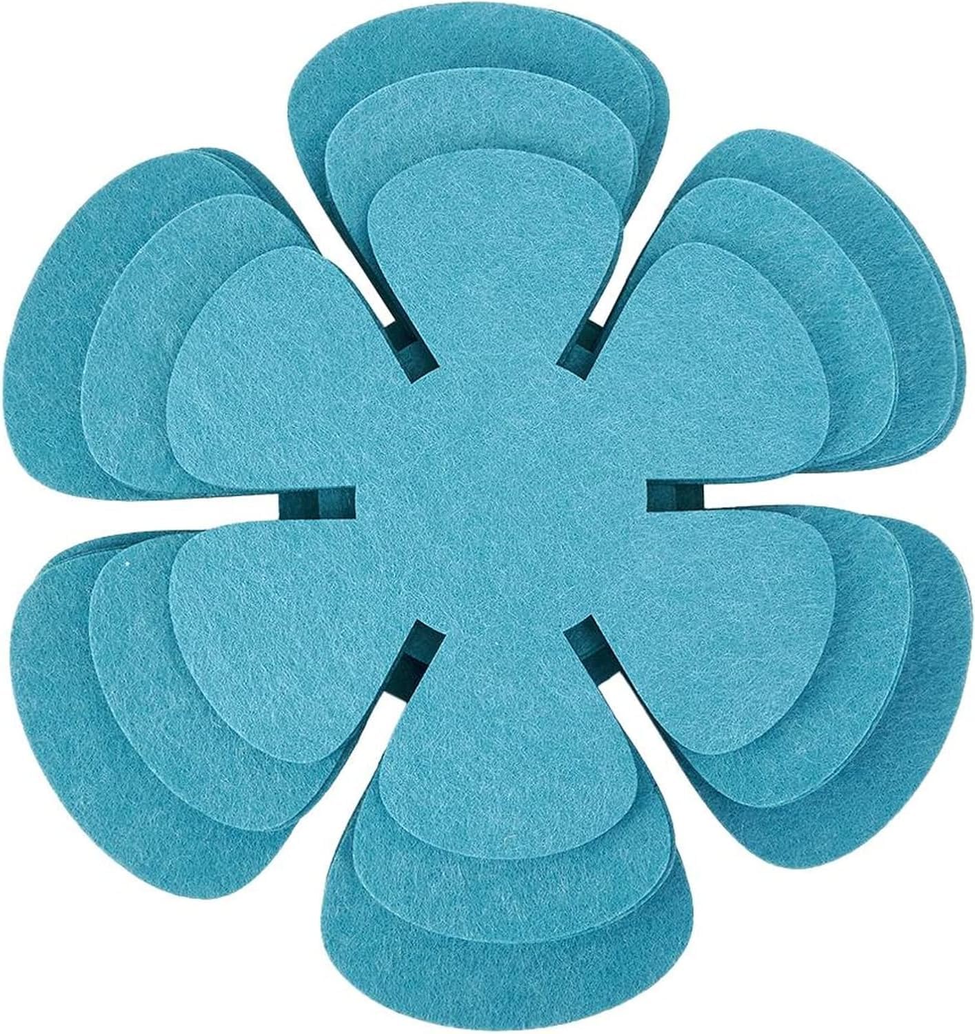 Proteggi Pentole E Salvapadelle Set Di 12 Protezioni In Feltro Per Pentole – 3 Misure Diverse (30cm, 35.5cm, 40.5cm), Spesse, Per Evitare Graffi E Risparmiare Spazio Separa Pentole Antigraffio