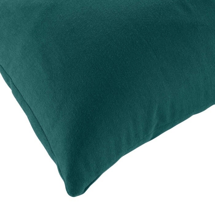 Coussin dehoussable 30 x 50 cm coton/polyester recycle grs twily Emeraude - 2