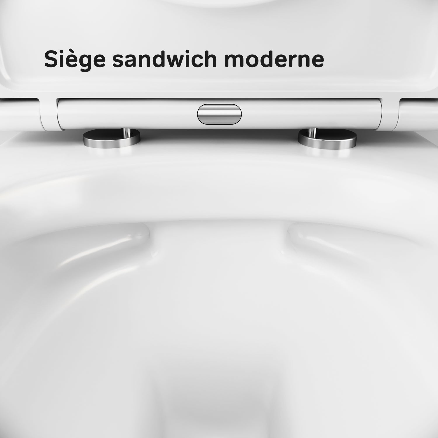 Pack WC : WC suspendu + bâti-support + plaque de déclenchement IIS90151.NA1700 AM.PM - 3