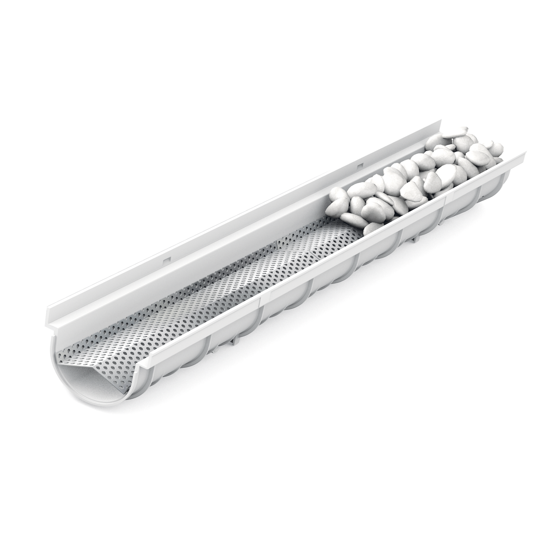 Système de drainage décoratif DECOSTONE en SMC avec tôle perforée en ...