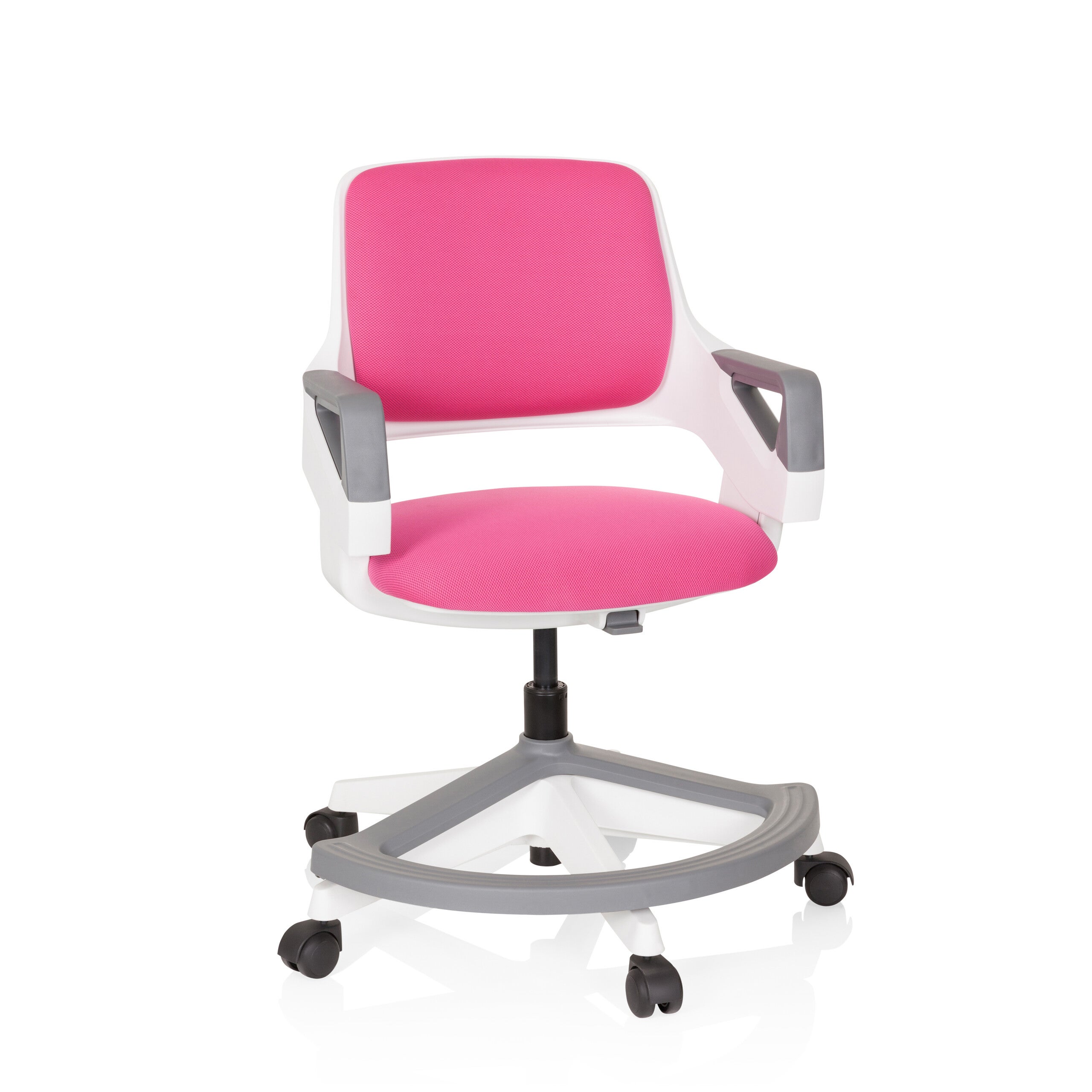 Krzesełko dziecięce KID FLEX siatka różowe hjhOFFICE