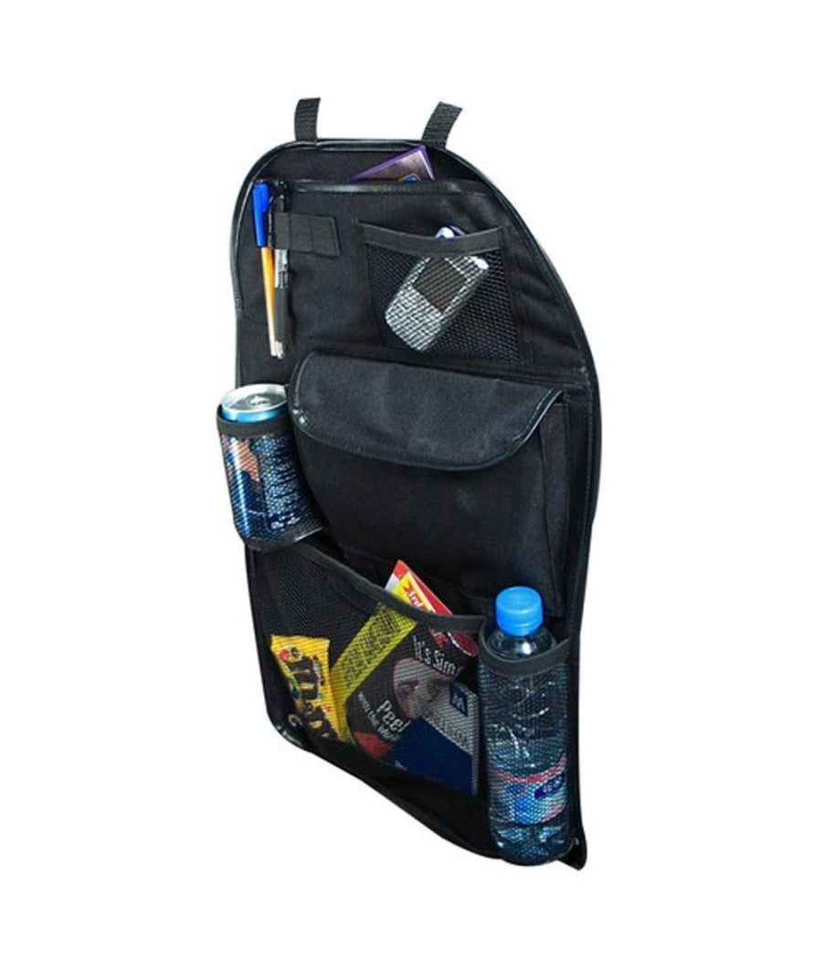 Trade Shop - Organiser Pieghevole Auto Portaoggetti Viaggio Sedile Posteriore Sistema Strappo - - 4