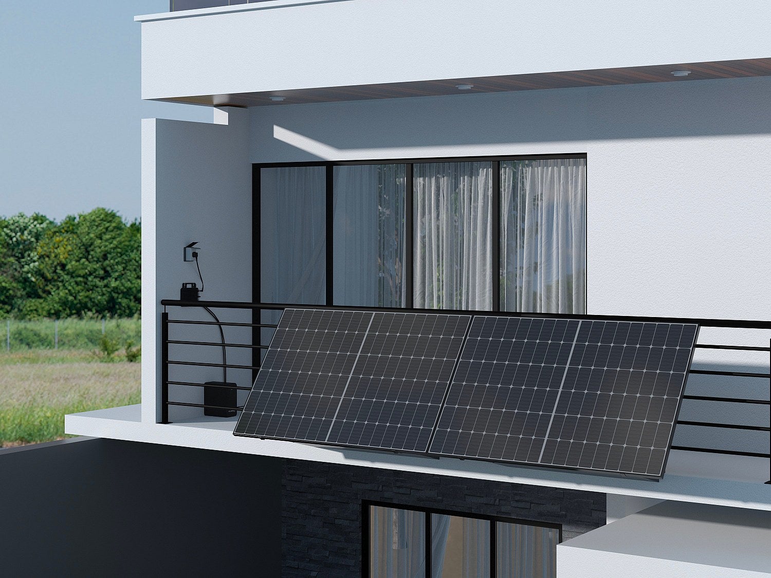 Kit 2 panneaux solaires Plug and Play + batterie de stockage - 850 W - LUMINOSER - 4