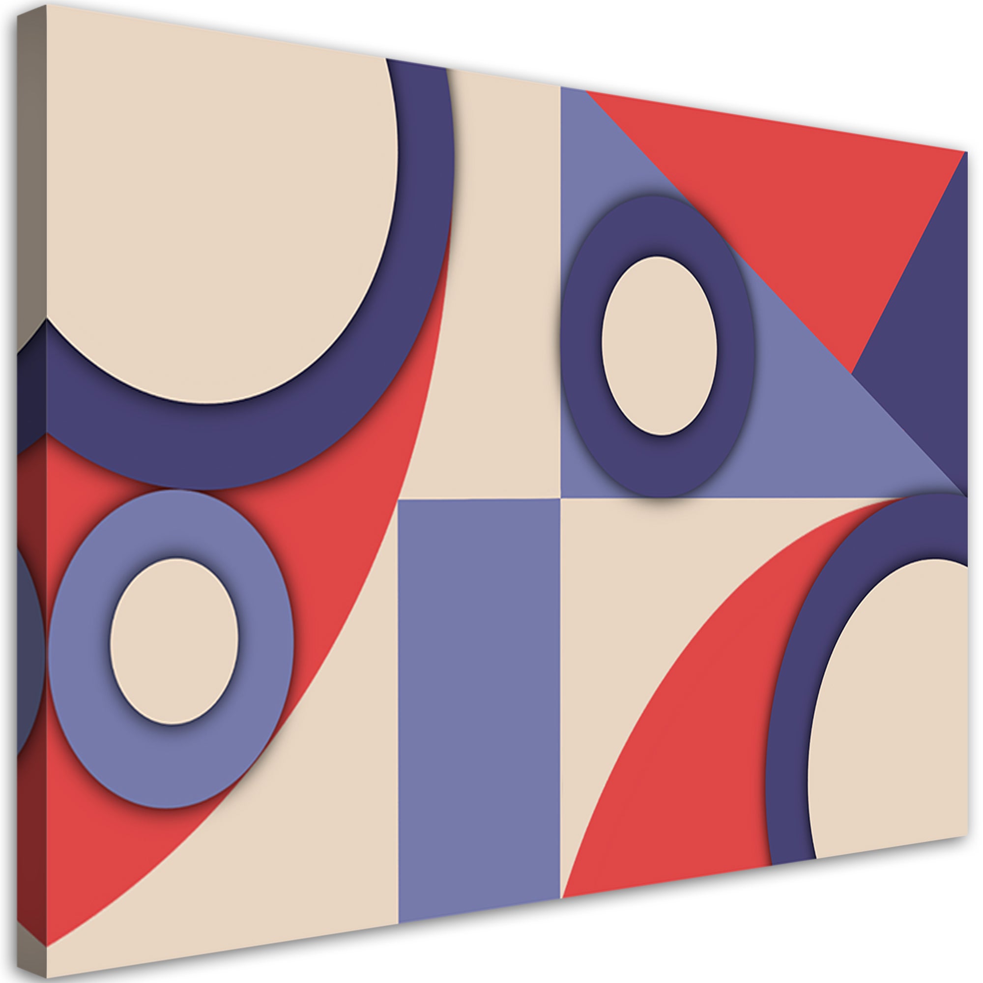 Obraz, Geometryczne kształty abstrakcja 60x40