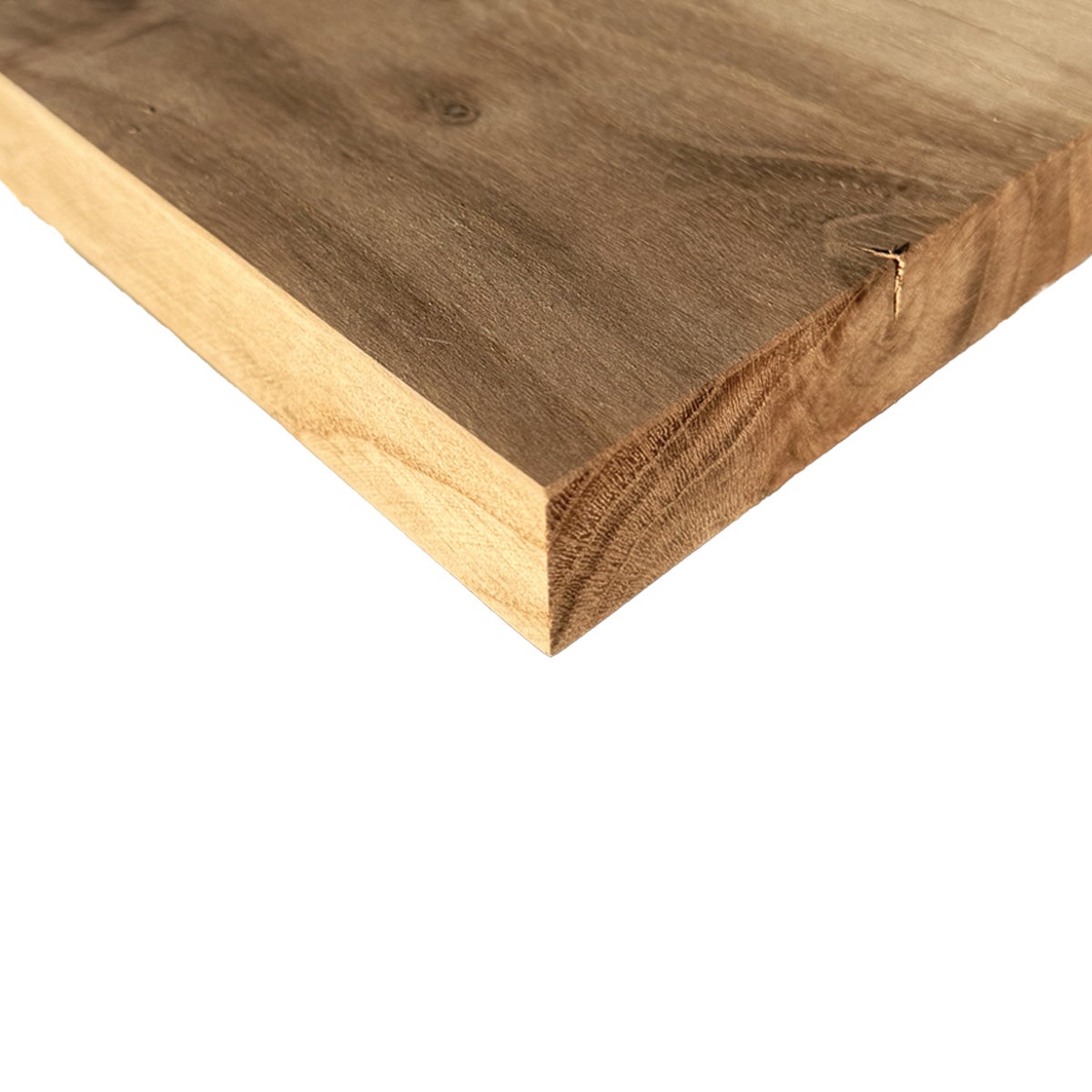 Etagère Murale en Chêne Rustique Bord Naturel, L.40 cm x l.18 cm, Ep.27 mm - 4