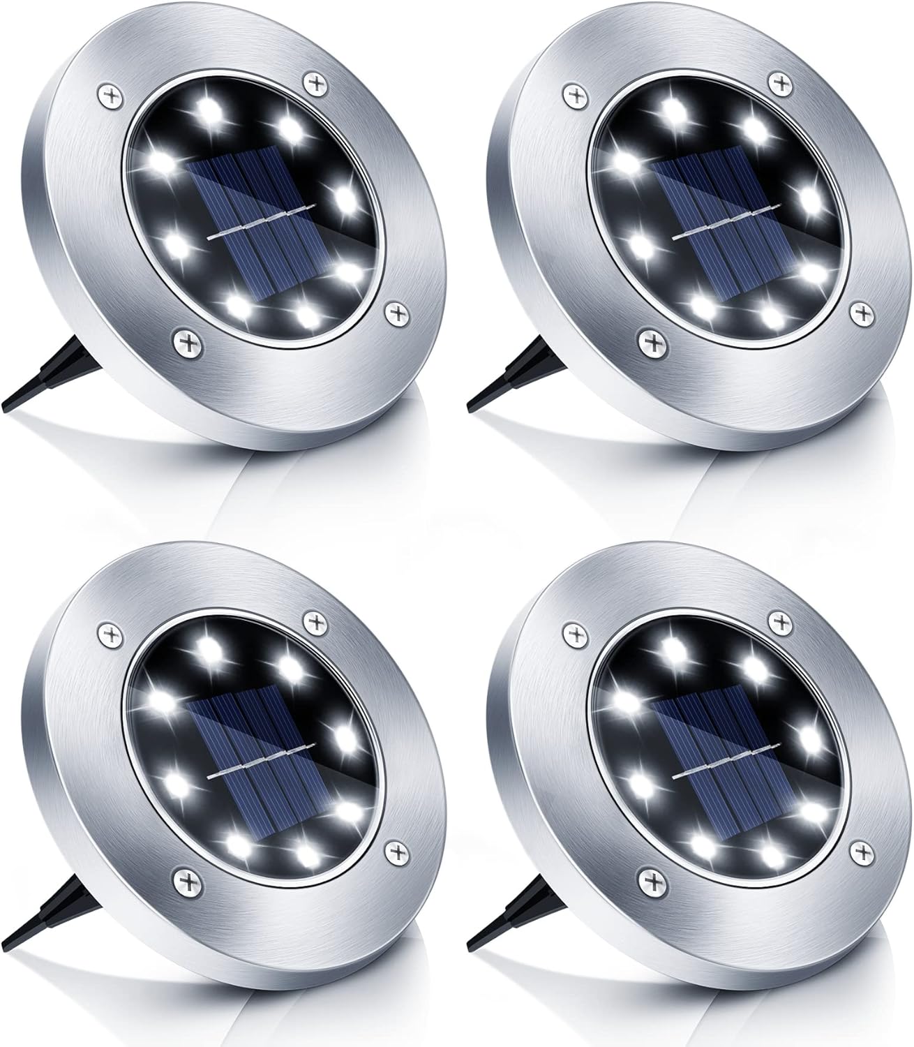 Lampa uliczna LED zasilana energią słoneczną, lampa ogrodowa zasilana energią słoneczną, lampa trawnikowa zasilana energią słoneczną, wodoodporna, ch