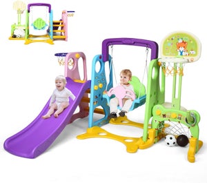 VEVOR Toboggan Avec Panier De Basket VEVOR Toboggan Intérieur/extérieur Avec Panier De Basket – Terrain De Jeu Enfant 1-12 Ans VEVOR Toboggan Avec Panier De Basket VEVOR Toboggan Intérieur/extérieur Avec Panier De Basket – Terrain De Jeu Enfant 1-12 Ans