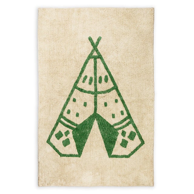 Tappeto taftato in cotone stampato Mokau 120X180cm