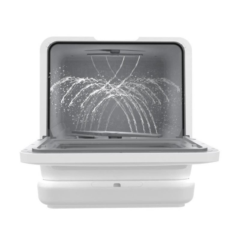Mini lave vaisselle compact silencieux 3 couverts WASH CLEAN avec réservoir d eau et écran LED - 4