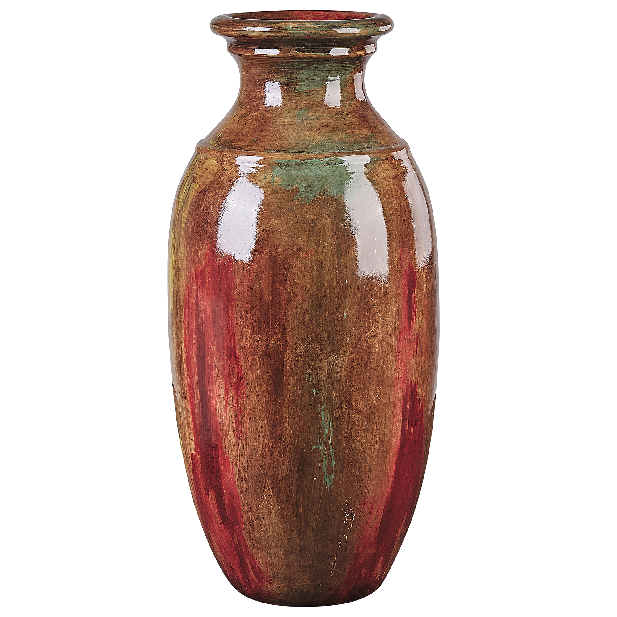 Vase En Terre Cuite Theron 57 Cm - Multicolore - Paris Prix