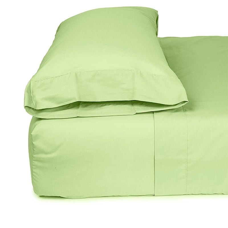 TODAY Federa In Cotone 75x75 Cm – Colore Bambù (verde) Con Volant
