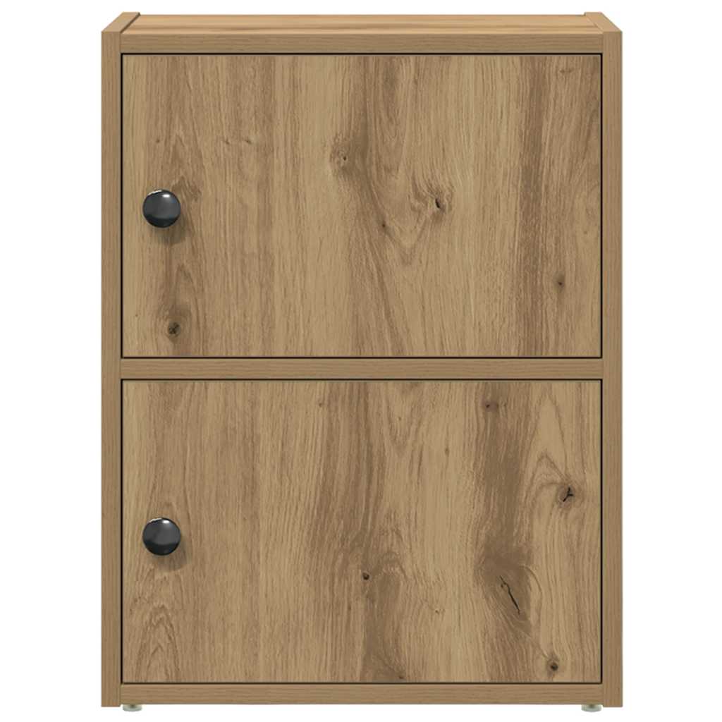 Bibliothèque pour Bureau en Bois Marron H. 52 x l. 40 x P. 24 cm - 4