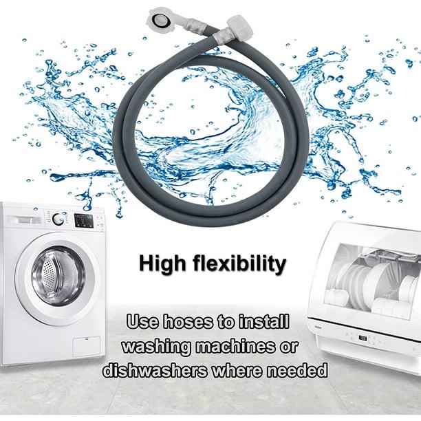 Tuyau d'arrivée d'eau, tuyau pour lave-linge, rallonge de tuyau d'alimentation, tuyau d'arrivée d'eau universel, tuyau pour lave-linge - 5