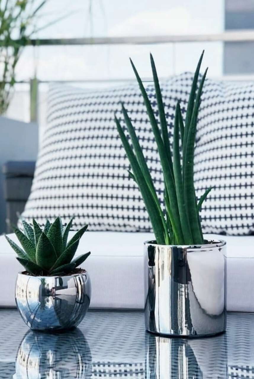 2x doniczka ceramiczna donica osłona cylinder ozdobna kwiaty rośliny czarna - KOTARBAU - 7